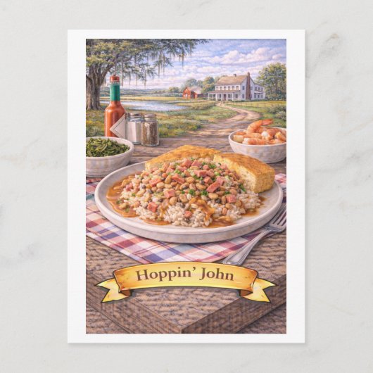 Hoppin' John (Amerikaanse Voedsel Serie) Briefkaart (Voorkant)