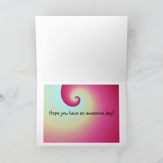 Hoppin langs om u Gelukkige Ea… Feestdagen Kaart (Binnen)