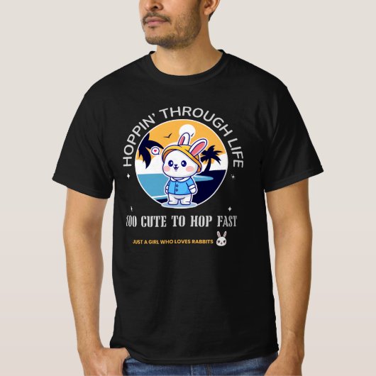 Hoppin’ Through Life T-shirt (Voorkant)