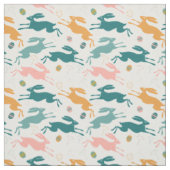 Hopping Bunny Pattern Stof (Swatch)