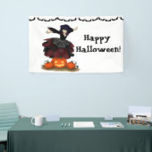 Hopping Hazel-Halloween 3'X5' Feest Spandoek (Beurs)
