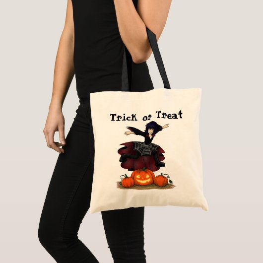 Hopping Hazel Halloween Canvas tas (Voorkant (product))