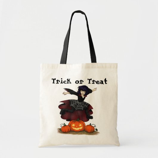 Hopping Hazel Halloween Canvas tas (Voorkant)