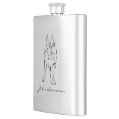 Hopping Wild Rabbit / Persoonlijke naam Flacon (Links)