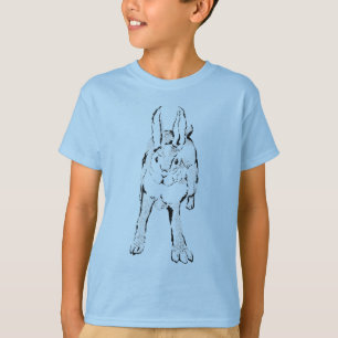 Hopping Wild Rabbit T-shirt