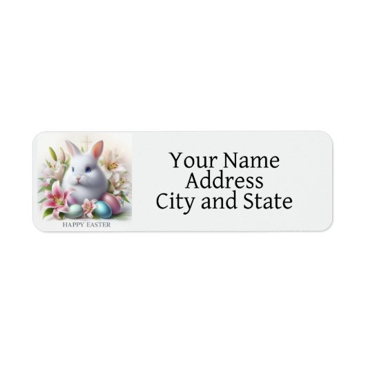 Hoppity Home Aangepast Etiket (Voorkant)