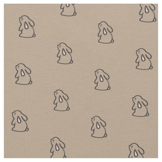 Hoppity Hop Bunnies Stof (Close Up)