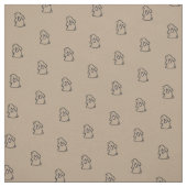 Hoppity Hop Bunnies Stof (Swatch)