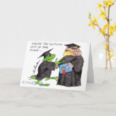 Hoppy Afstuderen Kaart (Gele Bloem)