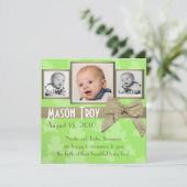 Hoppy Baby Fotoaankondiging Aankondiging (Staand voorkant)