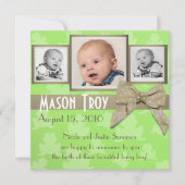 Hoppy Baby Fotoaankondiging Aankondiging (Voorkant)