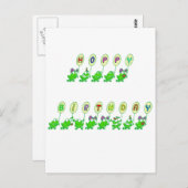 HOPPY BIRTHDAY BRIEFKAART (Voorkant / Achterkant)