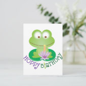 Hoppy Birthday Briefkaart (Staand voorkant)
