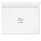 Hoppy Birthday for Papa, Party Frog with Pet (Binenzijde Horizontaal (Onderkant))