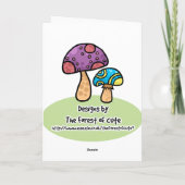 Hoppy Birthday frog birthday card Kaart (Achterkant)