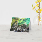 Hoppy Birthday Frog Kaart (Gele Bloem)