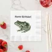 Hoppy Birthday Frog Servetten (Insitu)