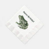 Hoppy Birthday Frog Servetten (Hoek)