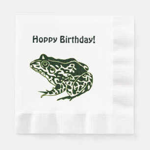 Hoppy Birthday Frog Servetten