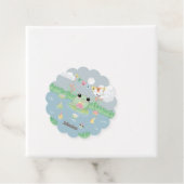 Hoppy Birthday Frog Thank You Bedankjes Labels (In situ)