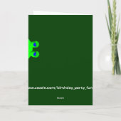 Hoppy Birthday Kaart (Achterkant)