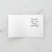 Hoppy Birthday-kaart Bedankkaart (Binnen)