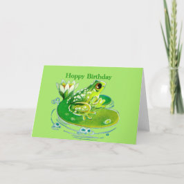 Hoppy Birthday Kaart (leeg)