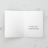 Hoppy Birthday Rabbits Kaart (Binnen)