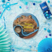 Hoppy Birthday Toad Papieren Bordje (Feest)