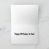 Hoppy Birthday voor jou! Kaart (Binnen)