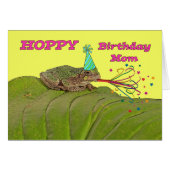 Hoppy Birthday voor mam, Frog Birthday Party (Voorkant Horizontaal)