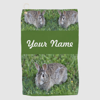 Hoppy Bunny Golfhanddoek