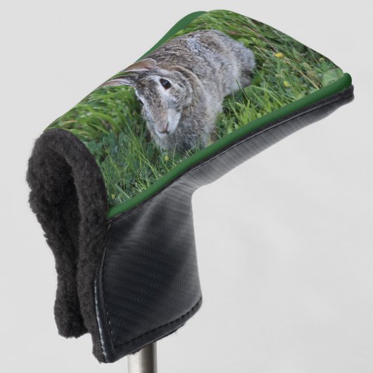 Hoppy bunny golfheadcover (3/4 voorkant)