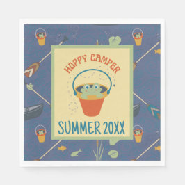 Hoppy Camper Summer Paper Napkin Servet