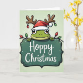 Hoppy Christmas Kaart (Gele Bloem)