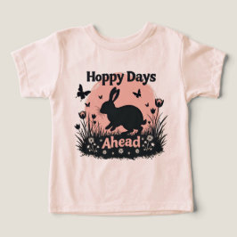 Hoppy Days Ahead Cute Easter Bunny Spring Rabbit