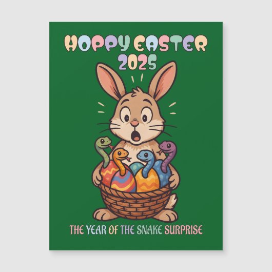 Hoppy Easter 2025: The Year of the Snake Surprise! (Voorkant)
