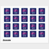 Hoppy Easter-54411 Vierkante Sticker (Vel)
