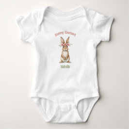 Hoppy Easter Baby gepersonaliseerd Romper