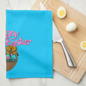 Hoppy Easter Basket Theedoek (Quarter Fold)