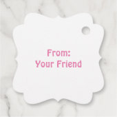 Hoppy Easter Bedankjes Labels (Achterkant)