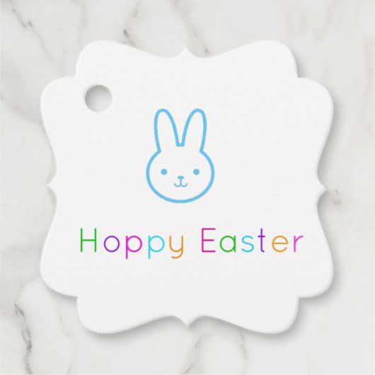 Hoppy Easter Bedankjes Labels (Voorkant)