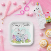 Hoppy Easter Bliss Papieren Bordje (Feest)