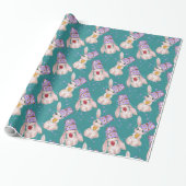 Hoppy Easter Bunnies Cadeaupapier (Uitgerold)