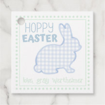 Hoppy Easter Bunny Boys Gift Labels