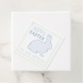 Hoppy Easter Bunny Boys Gift Labels (In situ)