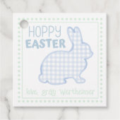 Hoppy Easter Bunny Boys Gift Labels (Voorkant)