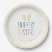 Hoppy Easter Bunny Ears Paper Bord (Voorkant)