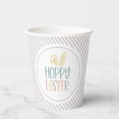 Hoppy Easter Bunny Ears Papieren Bekers (Voorkant)