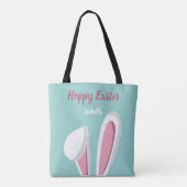 Hoppy Easter Bunny Ears Tote Bag (Achterkant)